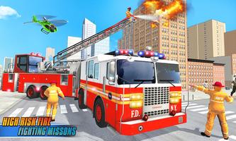 Fire Truck Sim: Driving Game-poster