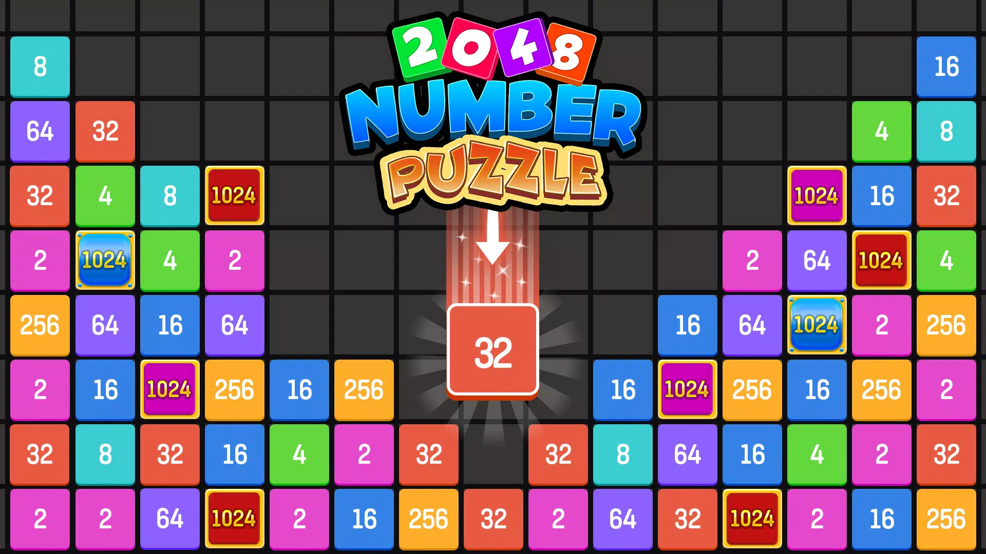 2048 Number Drop - NewGames