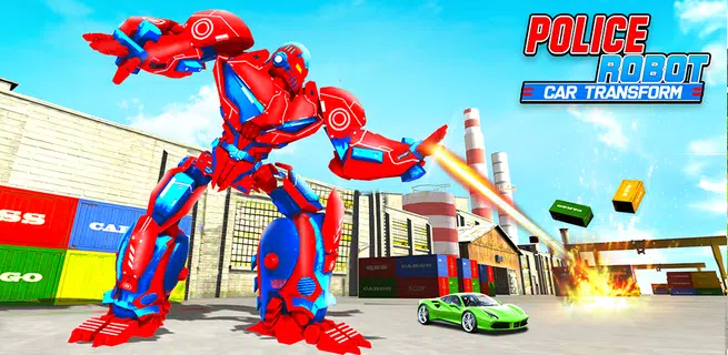 Police Dog Drone Robot Car