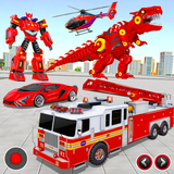 jeu robot camion pompiers