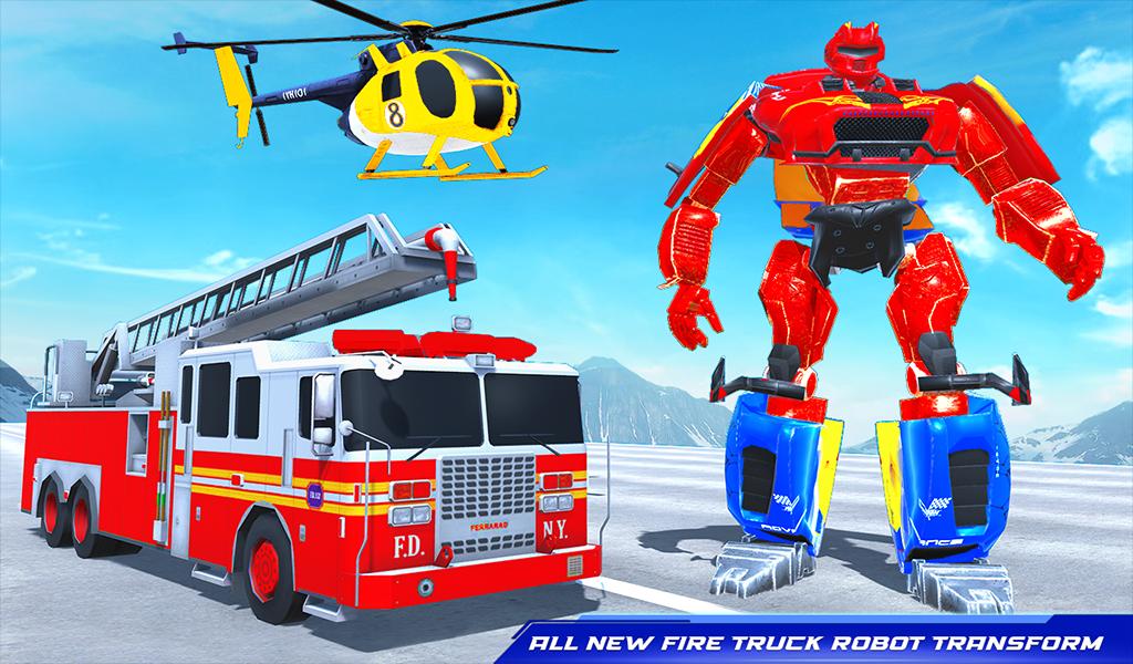 消防员机器人改造卡车机器人游戏安卓下载 安卓版apk 免费下载