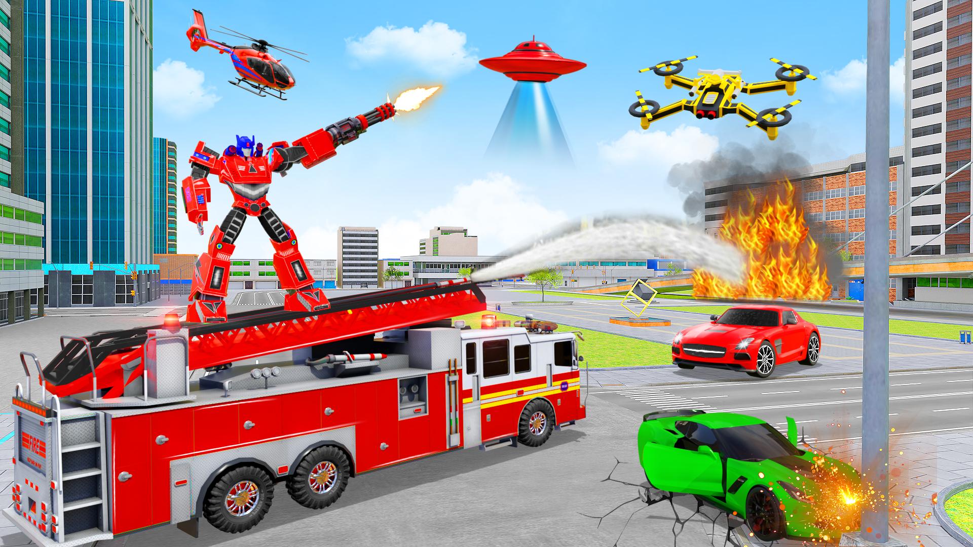 Игру робота машинку. Сити ди пожарная машина робот 2 в 1 мини. Дино робот бесконечность спино Fire Truck. Fire Rescue men.