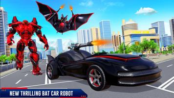 Bat Robot Car Transform Game screenshot 3