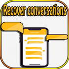 recover deleted conversations : social media ikona