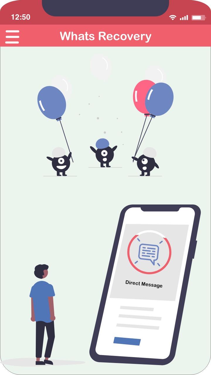 Messages recover lost grindr