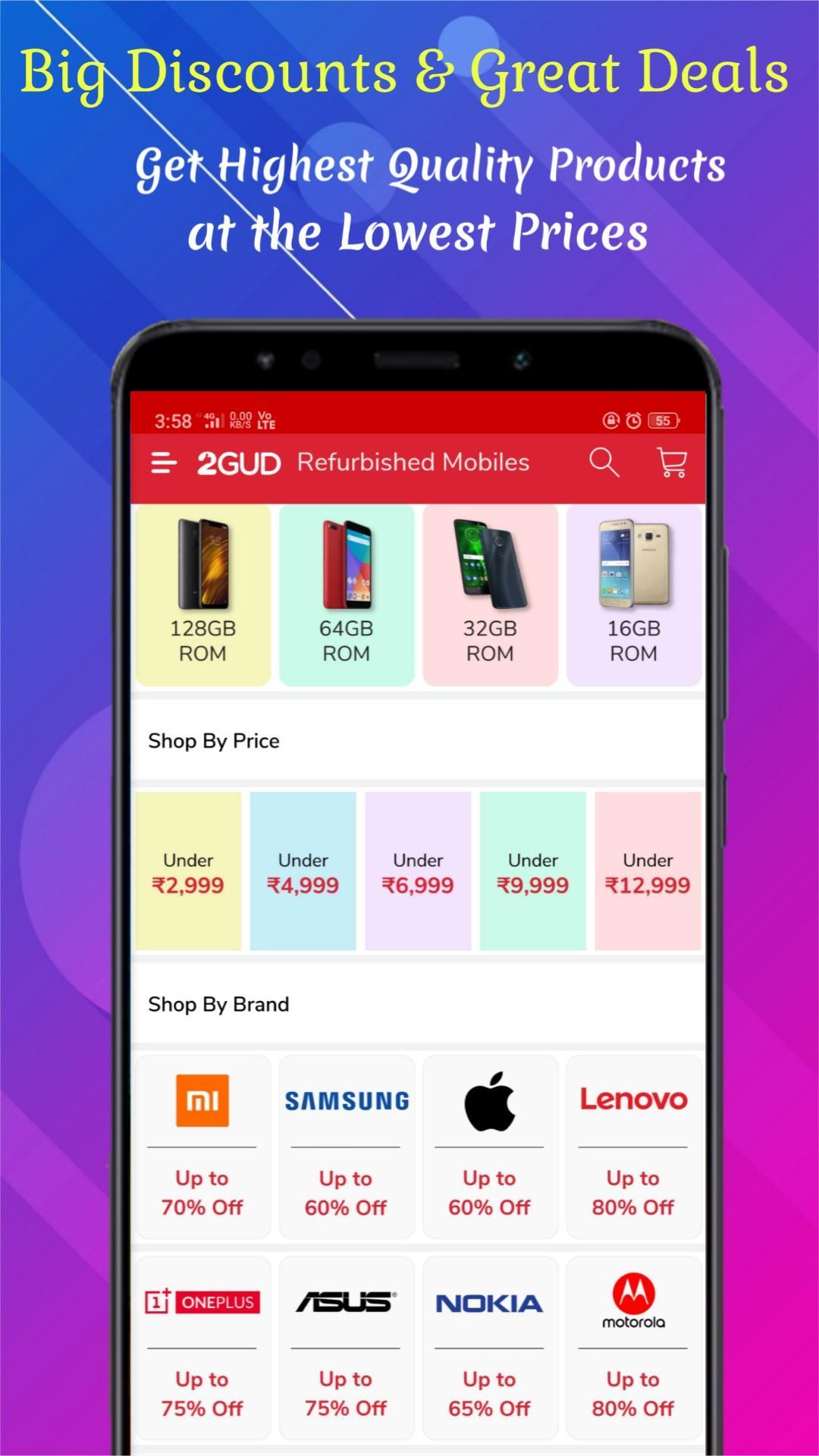 2gud Turbo Faster Best Refurbished Shopping App For Android Apk Download 2gud Turbo Faster Best Refurbished Shopping App For Android Apk Download