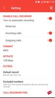 Auto call recorder (Best phone recorder) screenshot 3