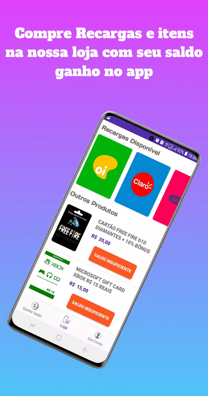 Descarga de APK de Recargas Gratuita Ilimitada - Vários Prêmios para Android