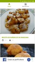 Recetas de buñuelos poster