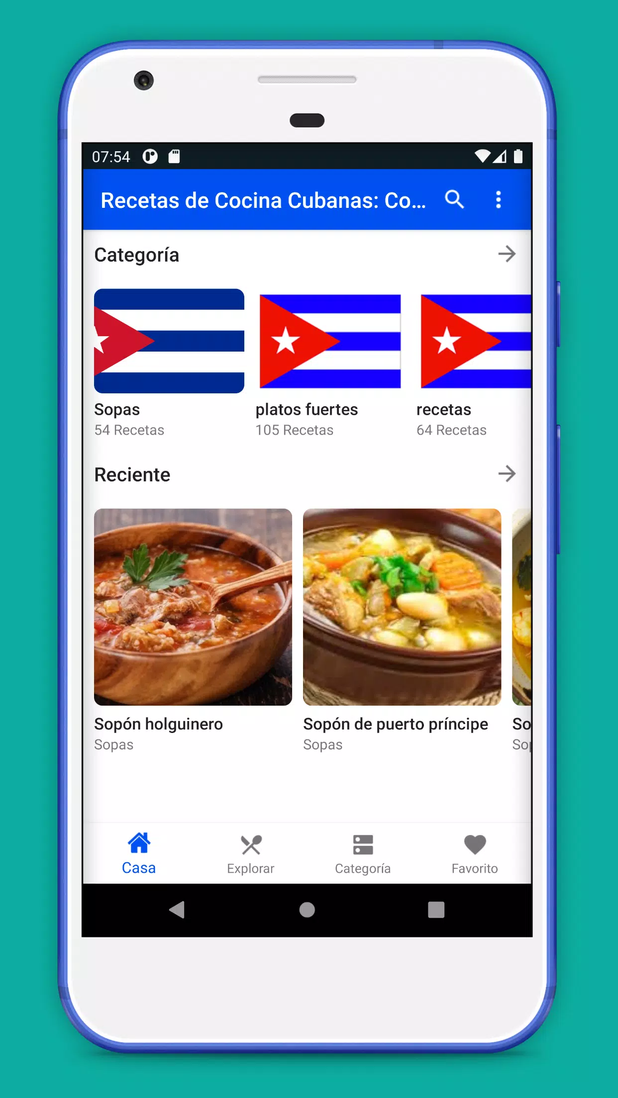 Android İndirme için Recetas de Cocina Cubana Facil APK