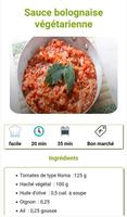Recettes végétariennes screenshot 2