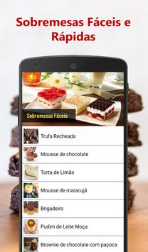 Receitas de Sobremesas Faceis e Rapidas 截图 10