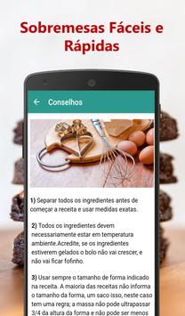 Receitas de Sobremesas Faceis e Rapidas 截图 3