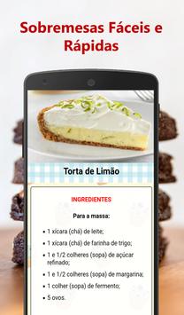 Receitas de Sobremesas Faceis e Rapidas 截图 7