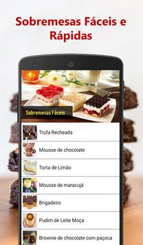 Receitas de Sobremesas Faceis e Rapidas 截图 9