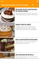 Receita Bolos de Aniversário تصوير الشاشة 2