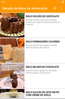 Receita Bolos de Aniversário تصوير الشاشة 3