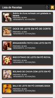 Receitas de leite em pó poster