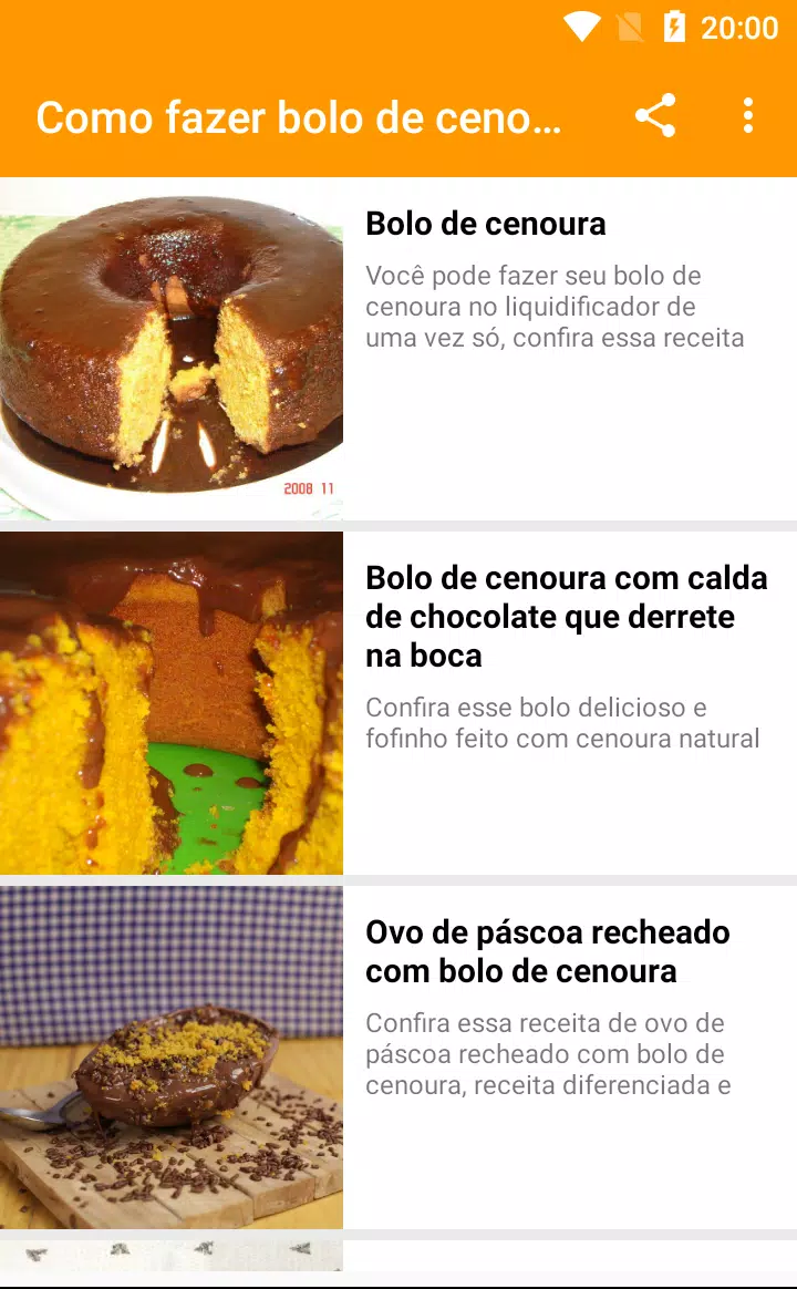 Jogo · Fazendo Bolo de Cenoura · Jogar Online Grátis