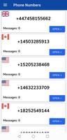 SMS Numbers পোস্টার
