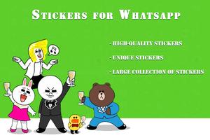Stickers for Whatsapp : WAStickerApps Cartaz