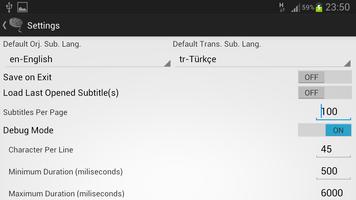 Subtitle Editor screenshot 1