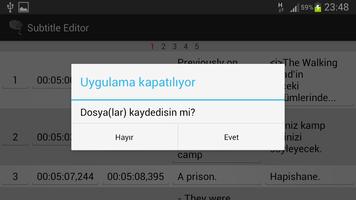 Subtitle Editor Ekran Görüntüsü 2