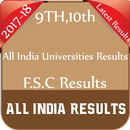 All India Boards,Universities 9th 10th fsc result APK