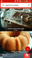 Recetas de pasteles Poster