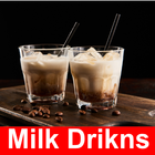 Milk Drinks Recipes offline icône