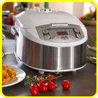 Multicooker, crock pot photo recipes cookbook icon