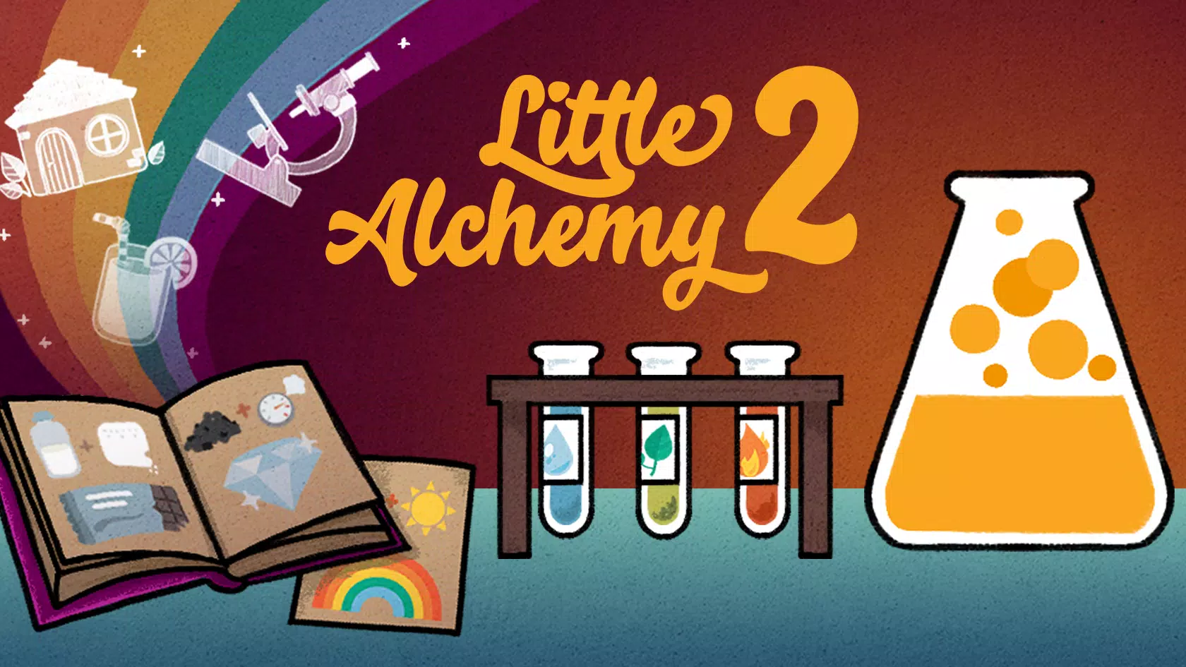 🔥 Скачать Little Alchemy 2 1.4.8 [Бесконечные подсказки] APK MOD.  Продолжение интереснейшей логической игры 