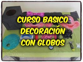 Curso decoracion con globos poster