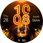 Halloween In Fire - Wear OS アイコン