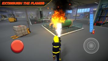 Pompiers Fire Force Simulator  Affiche