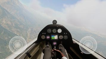 Glider Realistic Plane Flight تصوير الشاشة 3