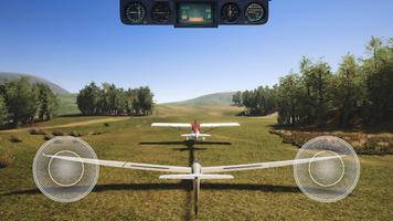 Glider Realistic Plane Flight الملصق