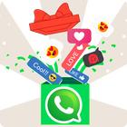 Reaction Stickers for whatsapp WAStickerApps 2019-icoon