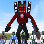 Speaker Skibid Toilet Monster أيقونة