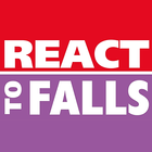 React to falls icono