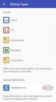 Backup & Import Contacts تصوير الشاشة 1