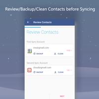 Contacts Sync, Transfer and Backup screenshot 1