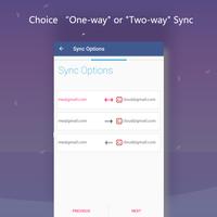 Contacts Sync, Transfer and Backup screenshot 2