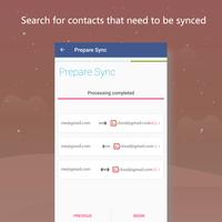 Contacts Sync, Transfer and Backup screenshot 3