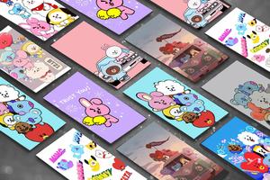 Cute BT21 Wallpaper HD poster