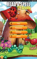 Read & Spell Game First Grade Affiche