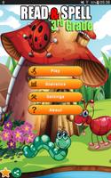 Read & Spell Game Third Grade Affiche