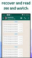 read deleted messages : view message & see message Affiche
