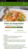 Recettes pâtes 스크린샷 1