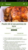 Recettes Poulet تصوير الشاشة 1